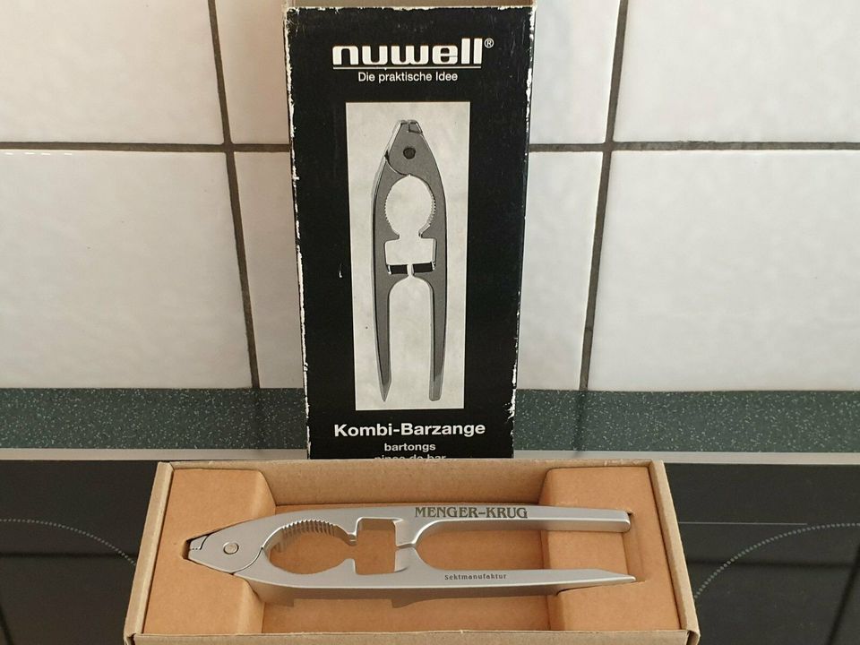 «Kombi-Barzange von Nuwell» Vintage. [Neu & Ovp] in Singen