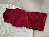 Cocktailkleid Rot Pailetten Asos Baden-Württemberg - Tauberbischofsheim Vorschau