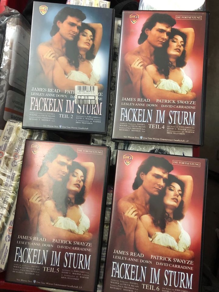 Fackeln im Sturm, Serie, VHS Kassetten, 7 Stk., Video in Ratingen