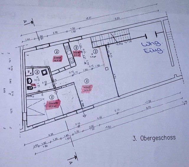 Helle 3-Raum Dachgeschosswohnung in Stadtfeld. in Magdeburg