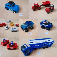 Kinder Spielzeugautos, Traktor, Polizeiauto, Autotransporter Bayern - Lappersdorf Vorschau