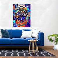 Kunst Pop Art ROLEX Collage 60x80 cm Baden-Württemberg - Magstadt Vorschau