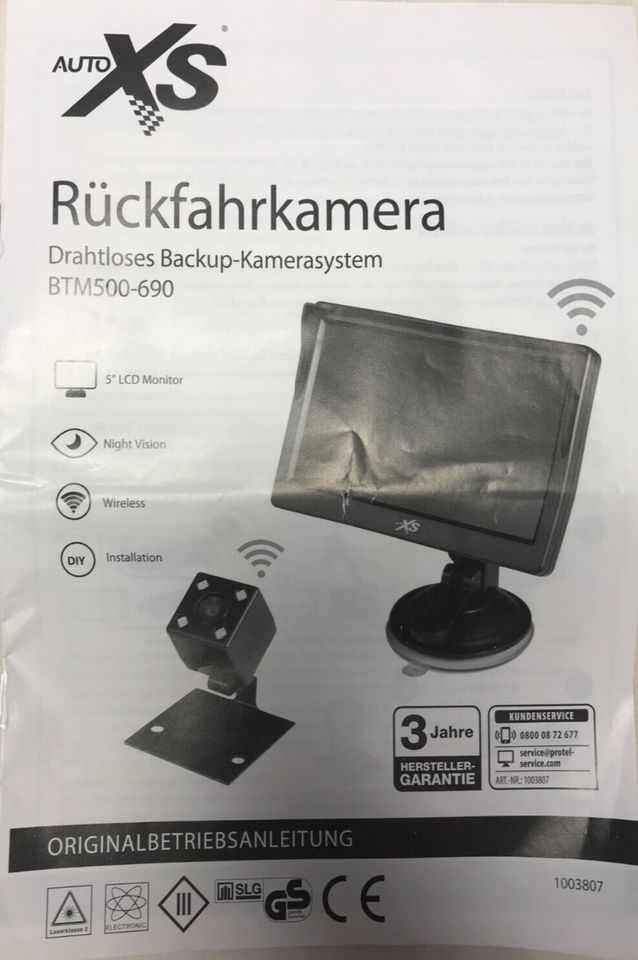 Auto XS Rückfahrkamera Einparkkamera Drahtlose Backup Kamerasys. in Kiel