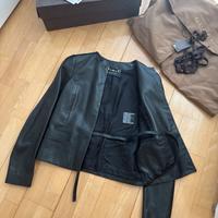 Gucci Damen Leder Jacke Schwarz Gr 42It. Dt.Gr.36, schmale 38 Top Frankfurt am Main - Westend Vorschau