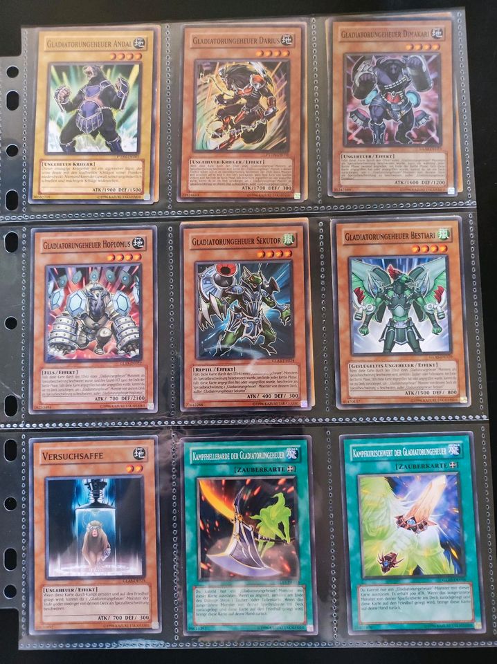 YuGiOh TCG Karten-Set "Gladiatorungeheuer" in Grafenwöhr