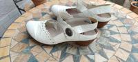 Rieker Sandalen/Pumps weiß Gr. 39 Hessen - Kalbach Vorschau