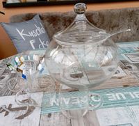 Glas Bowle mit 12 Gläsern und Pikern Mecklenburg-Vorpommern - Torgelow Vorschau