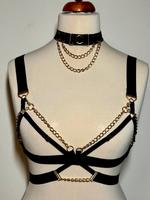 Riemchen bh bra harness schwarz ketten Walle - Utbremen Vorschau