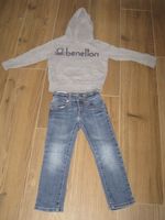 Benetton Pulli / Hoody + blaue Jeans Gr. XXS = 100 cm Bayern - Vohburg an der Donau Vorschau