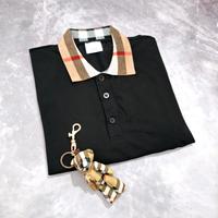 Burberry Check cotton piqué polo shirt in Farbe schwarz Größe M Düsseldorf - Niederkassel Vorschau