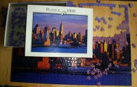 1000 T. Bookmark Puzzle Skyline New York - nur 2x gelegt komplett Niedersachsen - Bückeburg Vorschau