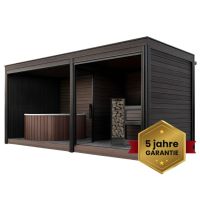 Sauna aus Thermoholz Dream Plus 230×540 cm mit offener Entspannun Brandenburg - Frankfurt (Oder) Vorschau