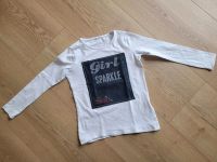 Langarmshirt Oberteil Pulli weiß Name it 122 128 Pailetten Glitze Bayern - Miltach Vorschau