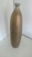 Vase  von  DEPOT  50 cm matt goldfarben Ornamente Hessen - Riedstadt Vorschau