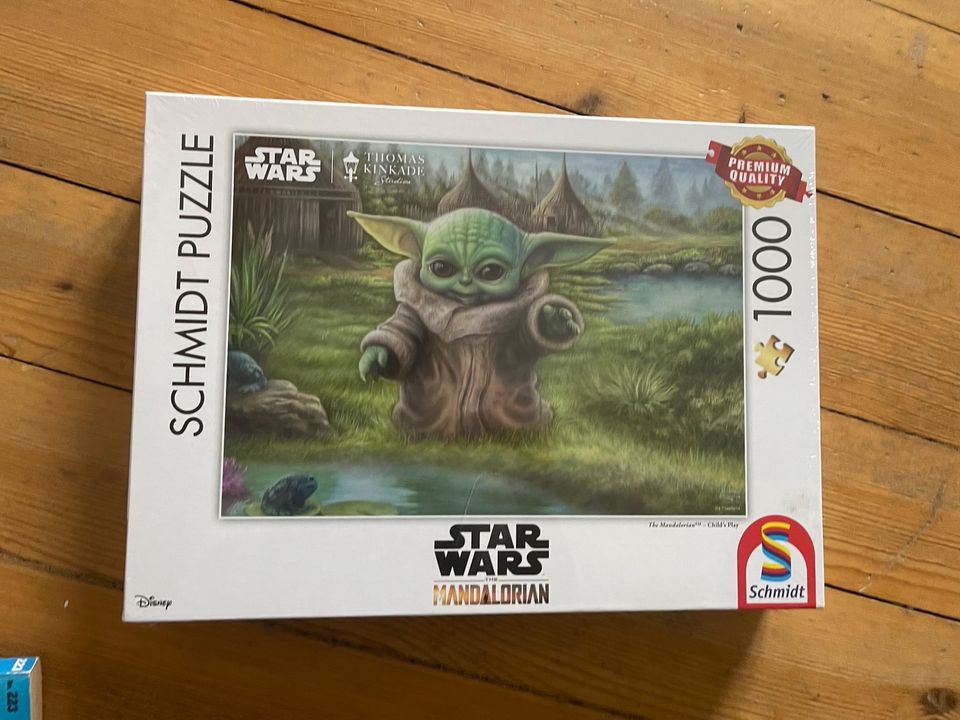 Star Wars Puzzle neu Baby Yoda Mandalorian 1000 Teile OVP in Berlin