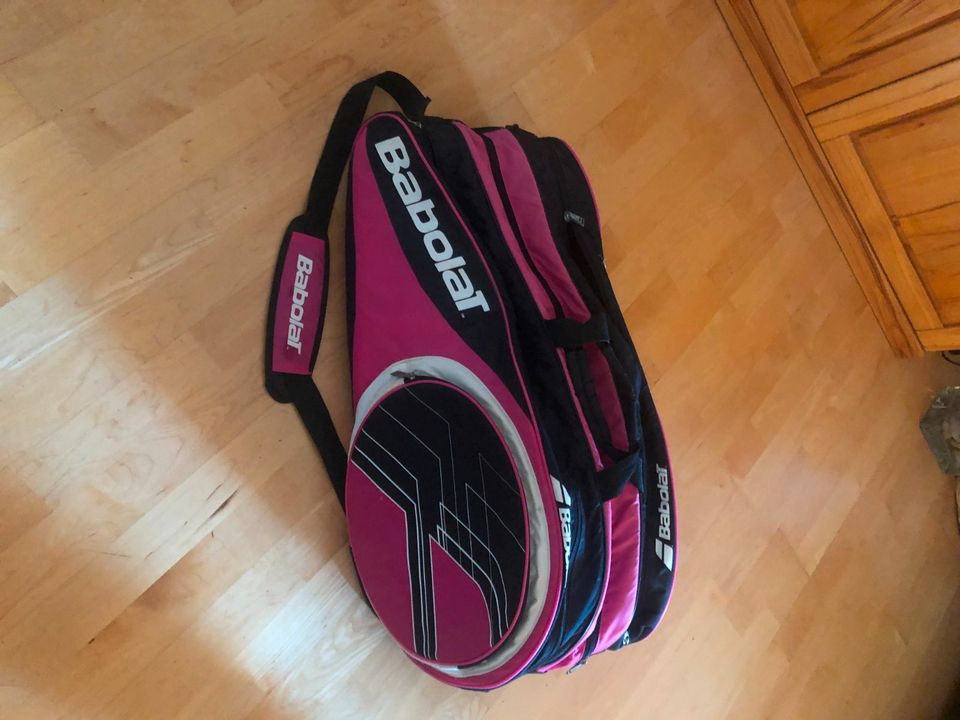 Tennistasche Babolat schwarz/Pink in Freiberg am Neckar