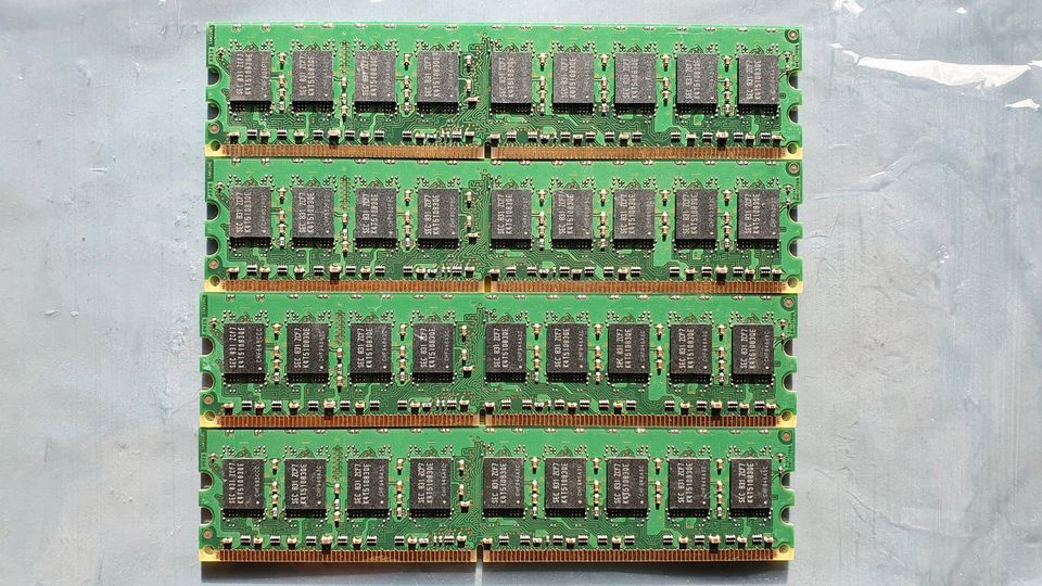 4GB (4x1GB) DDR2-ECC-RAM PC2-6400 800Mhz Samsung M391T2953EZ3-CF7 in Nürnberg (Mittelfr)