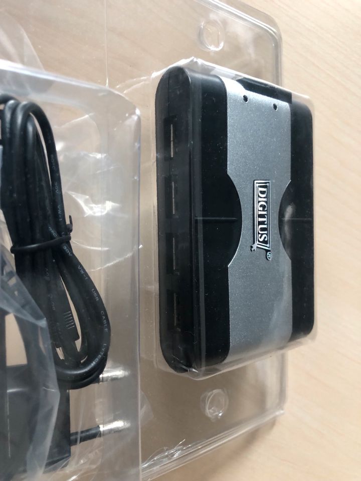 Digitus 4 Port USB 2.0-Hub, schwarz | neu in Wettstetten