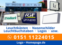 Leuchtkästen Leuchtbuchstaben Fahne Beachflag Hartschaumplatte Leuchtdisplay Banner LED Leuchtkasten Werbung Leuchtreklame Aluminiumverbundplatte beleuchtete Leuchtrahmen mit Logo Platte Leuchtwerbung Berlin - Tempelhof Vorschau