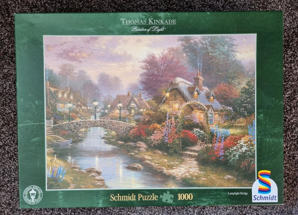 Schmidt Puzzle 1000 Teile Thomas Kinkade Verträumtes Dorf in Hamburg
