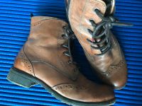 Tamaris Budapester Stiefelette cognac braun Gr. 37 Niedersachsen - Schöningen Vorschau