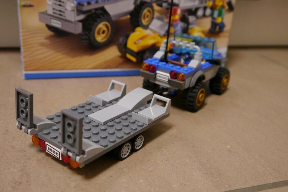 Lego City 60082 Strandbuggy mit Geländewagen wie neu in Krefeld