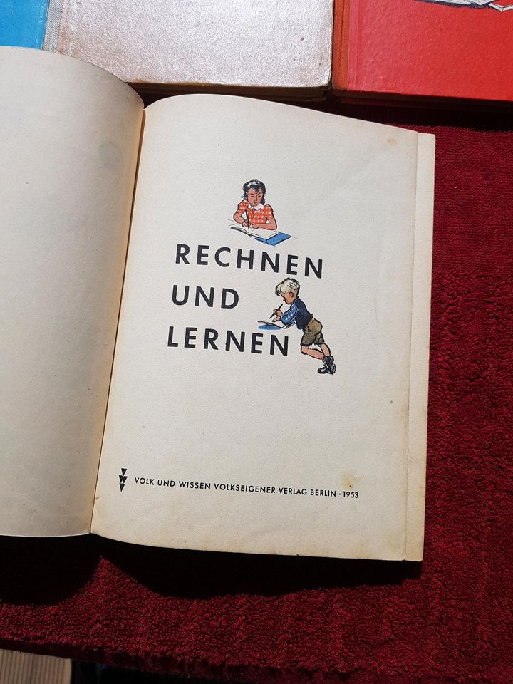 DDR Schulbücher 1950er Rechnen und Lernen Kl. 1-4 Mathematik in Leipzig