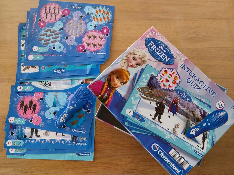 Frozen Eiskönigin Anna und Elsa Olaf Puzzle Quiz Figur in Obersontheim