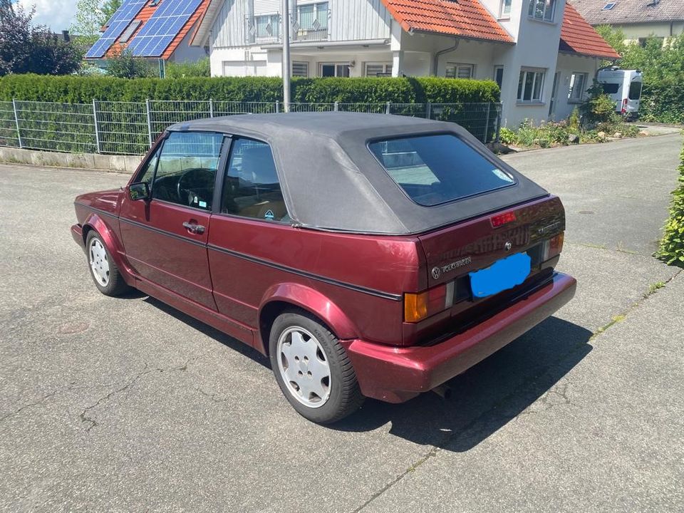 VW Cabriolet Golf I an Liebhaber zu verkaufen in Poxdorf