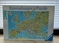 Puzzle Ravensburger 2000 Teile Nummer 166107 Europakarte Bochum - Bochum-Süd Vorschau