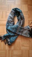 Schal damen winter xxl Muster wolle grau blau München - Hadern Vorschau