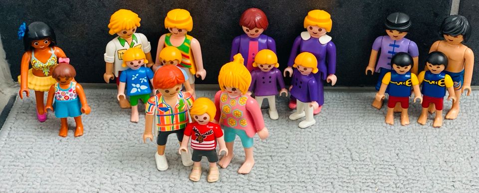 Playmobil Figuren Familien Familie Mutter Vater Kind Frau Mann in Koblenz