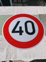 Straßenschild 40 zum Geburtstag oder so Schleswig-Holstein - Raisdorf Vorschau