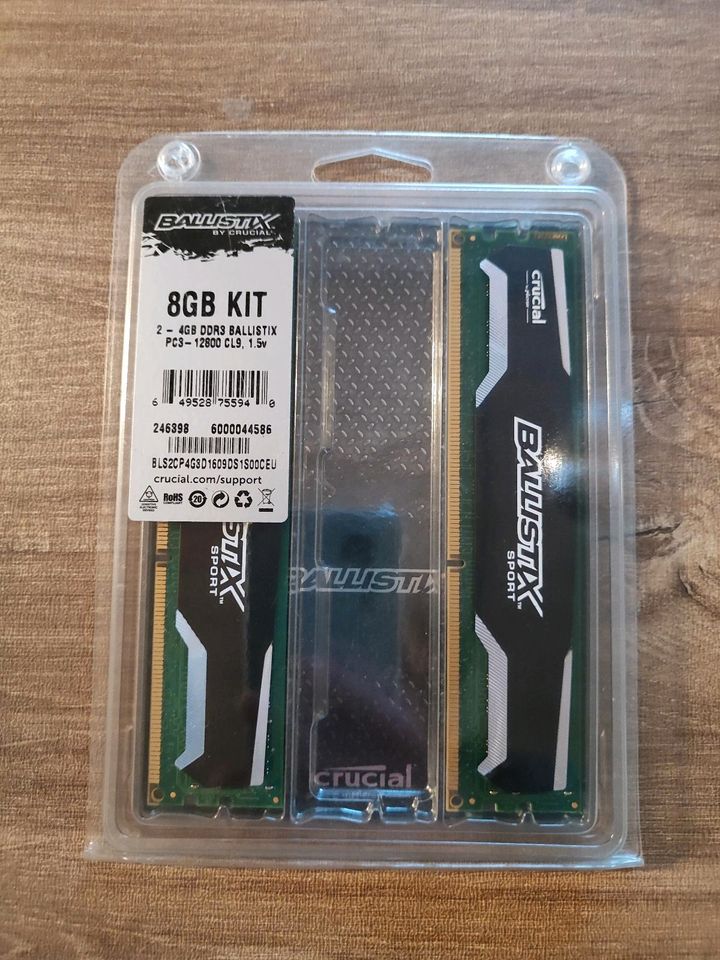 8GB Kit Ballistix Sport DDR3 in Hohnhorst