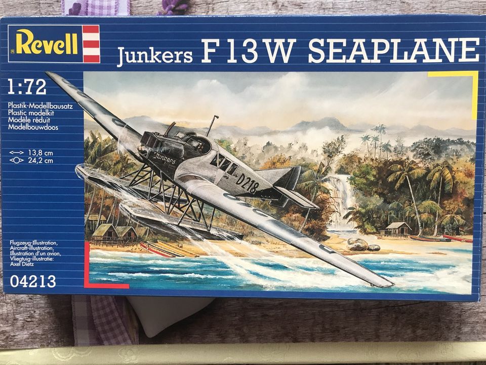 Bausatz Schwimmerflugzeug Junkers F13 "See" 1:72 in Nauheim