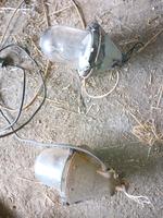 DDR Lampe Gusseisen Antik Sachsen - Elstra Vorschau