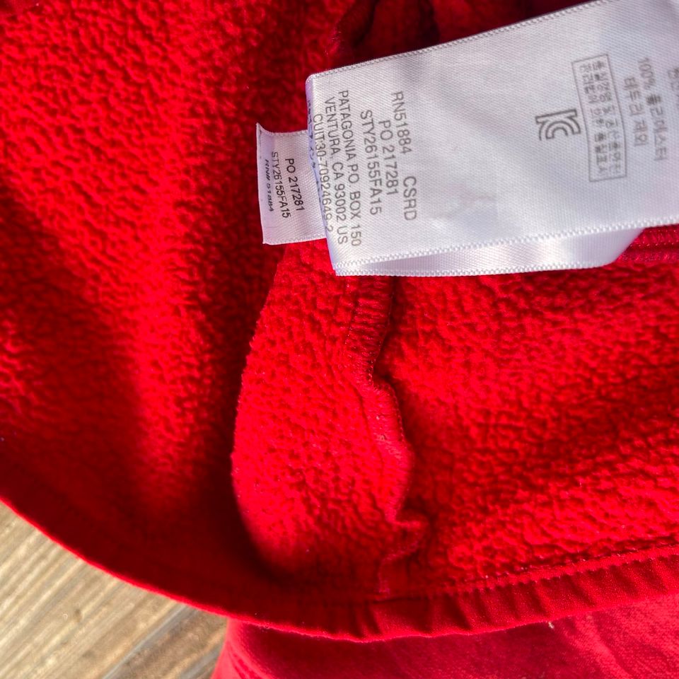 Patagonia Fleece-Jacke S Herren korallen-rot in Heidelberg