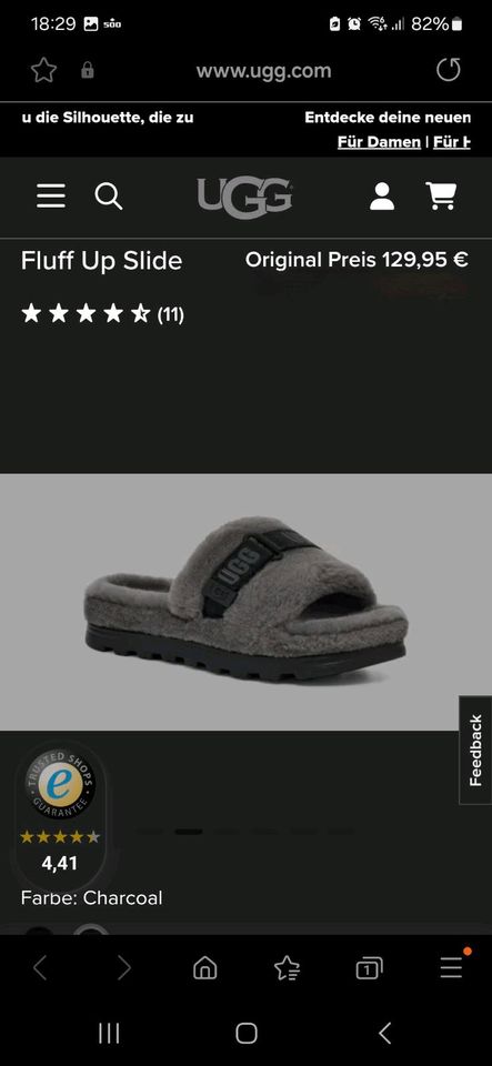 Ugg fluff up slide schlappen schuhe in Hürth