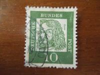 Briefmarke Deutsche Bundespost Albrecht Dürer 10 Pf gestempelt Saarland - Wallerfangen Vorschau