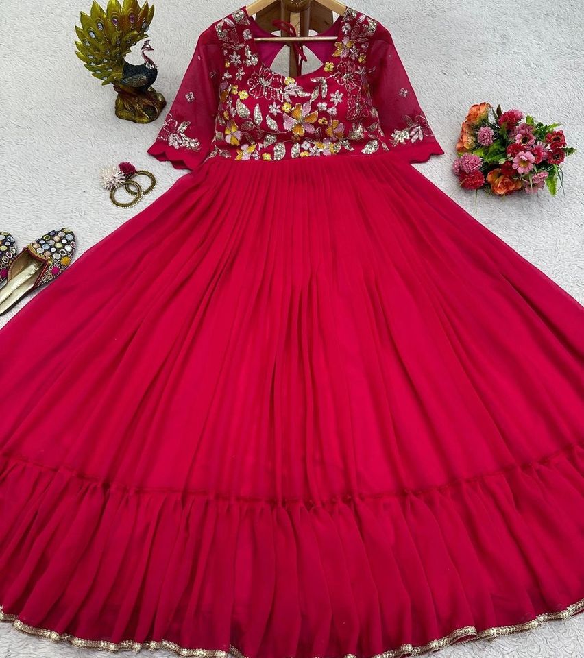 Anarkali kleid indien in verschiedenen farben in Munster