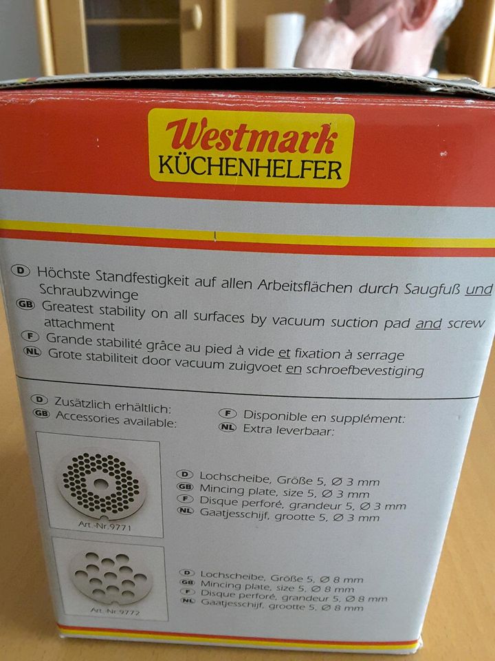 Westmark Fleischwolf mit Saugfuss in Twist