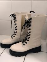 Stiefel - Stiefeletten - Boots - Gr. 40 - Creme - Bench Bayern - Helmbrechts Vorschau