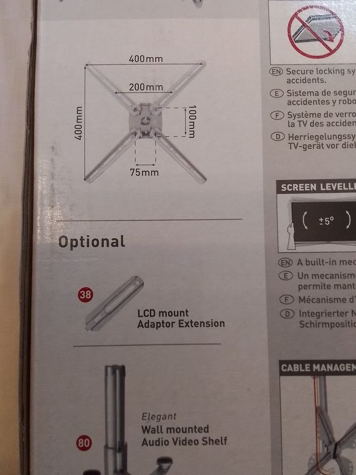 Deckenhalter für LCD-Bildschirme bis zu 42" in Sindelfingen