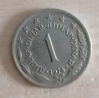 Jugoslawische Münze 1 Dinar 1974 Bayern - Kirchham Vorschau