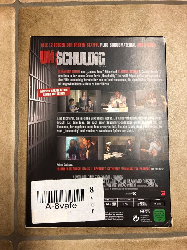 Serie auf DVD „Unschuldig“mit Alexandra Neldel in Frankfurt am Main