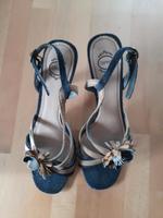Esprit Sandalen Größe 38 jeansblau-beige Bayern - Illertissen Vorschau