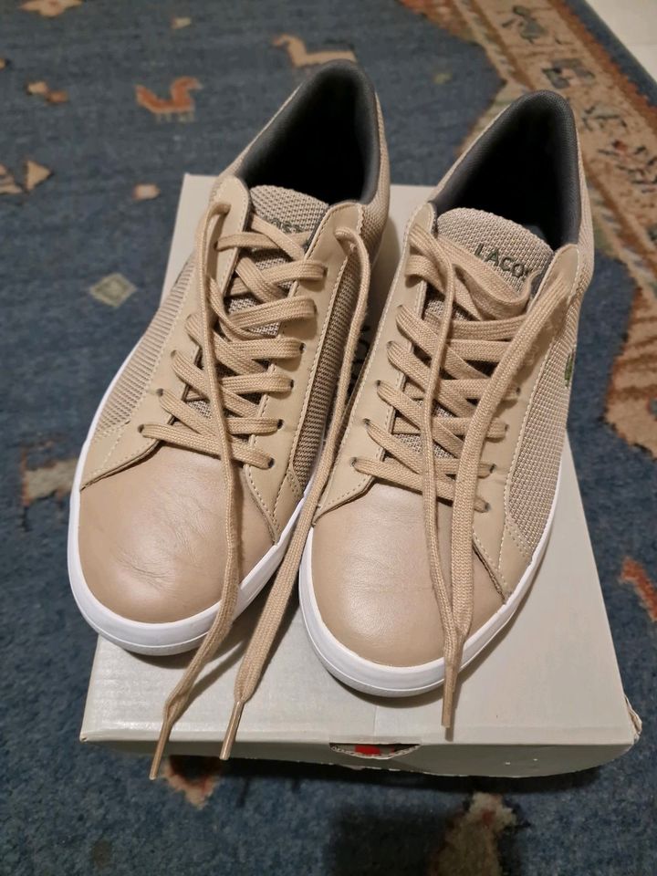 Schuhe Lacoste beige Gr.42 in Bochum