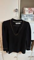Zara Knit Strickpullover – Schwarz mit V-Ausschnitt - Gr. S Nordrhein-Westfalen - Mönchengladbach Vorschau