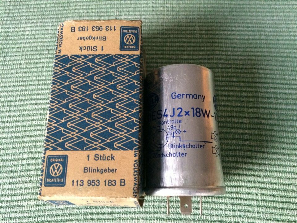 VW Käfer,Samba,Bus,Karmann,T1,orig.Blinkrelais 6 Volt 113953183 B in Maintal