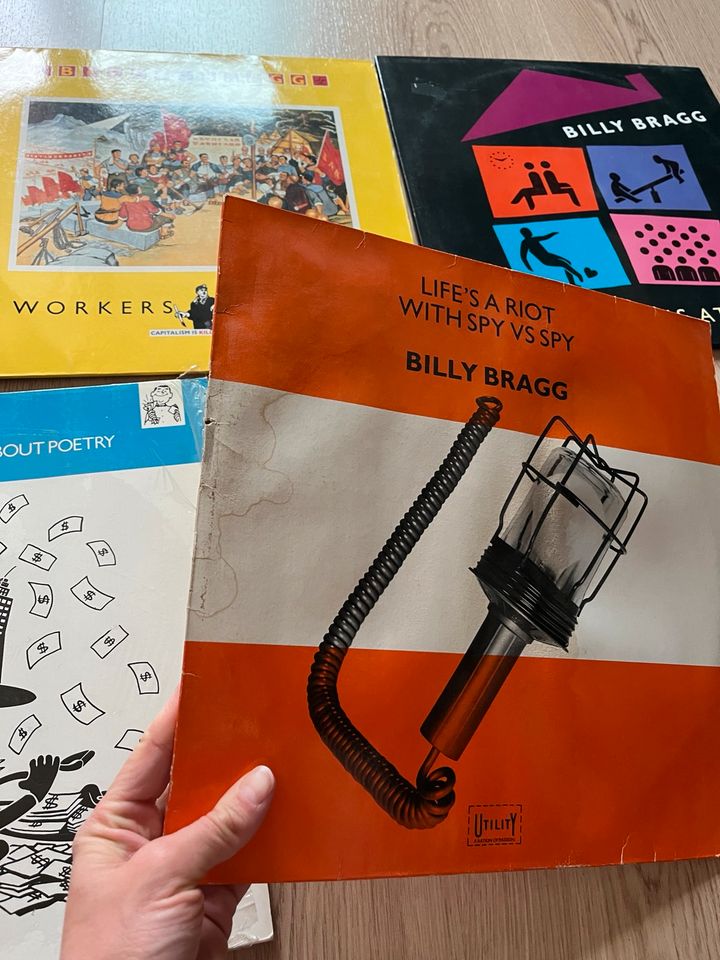 Billy Bragg Vinyl Set, Don‘t try this at Home, worker‘s playtime in Stuttgart